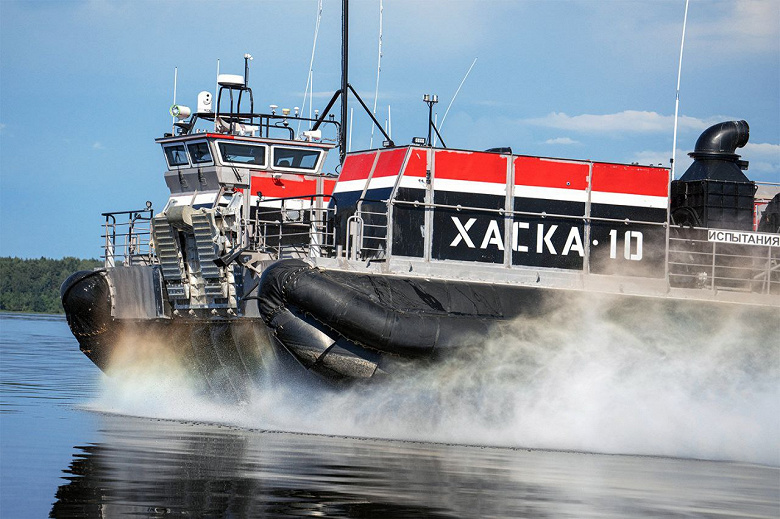 В России начались ходовые испытания судна на воздушной подушке «Хаска-10» от «Калашникова»